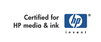 Certified for HP media and ink